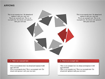 Diagramas de flechas, Diapositiva 5, 00293, Diagramas de la etapa — PoweredTemplate.com