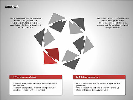 Diagramas de flechas, Diapositiva 7, 00293, Diagramas de la etapa — PoweredTemplate.com