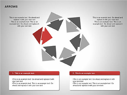 Diagramas de flechas, Diapositiva 8, 00293, Diagramas de la etapa — PoweredTemplate.com
