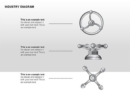 Indústria, Deslizar 14, 00294, Diagramas de Etapas — PoweredTemplate.com