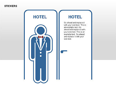 Etiquetas e iconos de la industria, Diapositiva 12, 00301, Iconos — PoweredTemplate.com