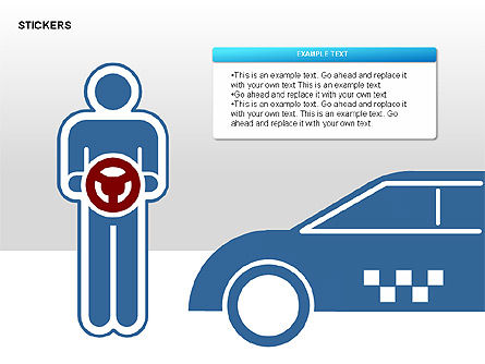 Etiquetas e iconos de la industria, Diapositiva 6, 00301, Iconos — PoweredTemplate.com