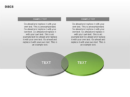 Schijven diagram collectie, Gratis PowerPoint-sjabloon, 00303, Stage diagrams — PoweredTemplate.com