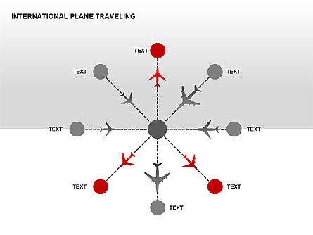 Plane Diagrams, Slide 12, 00305, Stage Diagrams — PoweredTemplate.com
