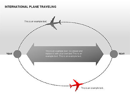 Plane Diagrams, Slide 14, 00305, Stage Diagrams — PoweredTemplate.com