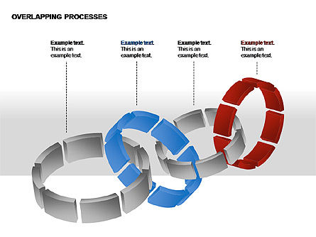 Overlapping Processes, Slide 12, 00311, Process Diagrams — PoweredTemplate.com