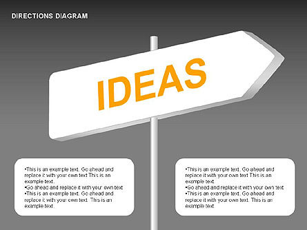 Schéma d'instructions, Diapositive 11, 00312, Formes — PoweredTemplate.com