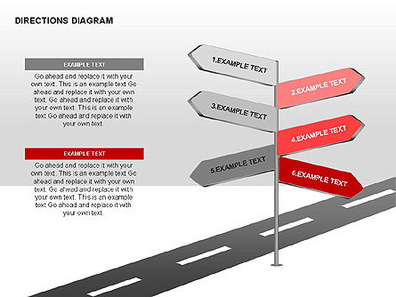 Indicazioni collezione diagramma, Slide 6, 00312, Forme — PoweredTemplate.com