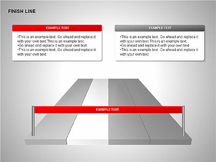 Finish Line Diagrams, Slide 10, 00313, Stage Diagrams — PoweredTemplate.com