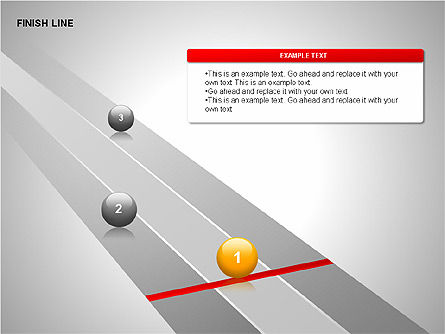 Finish Line Diagrams, Slide 7, 00313, Stage Diagrams — PoweredTemplate.com