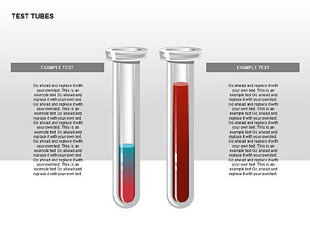 Diagramas de la etapa de los tubos de ensayo, Diapositiva 12, 00316, Diagramas de la etapa — PoweredTemplate.com