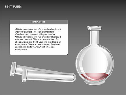 Diagramas de la etapa de los tubos de ensayo, Diapositiva 9, 00316, Diagramas de la etapa — PoweredTemplate.com