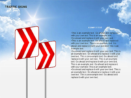  Diagramas de sinais de trânsito, Deslizar 3, 00318, Formas — PoweredTemplate.com