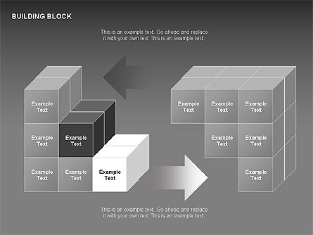 Diagrammi a blocchi costruzione, Slide 12, 00320, Diagrammi Matrici — PoweredTemplate.com