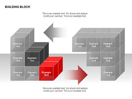 Membangun Blok Diagram, Slide 5, 00320, Bagan Matriks — PoweredTemplate.com
