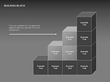 Diagrammi a blocchi costruzione, Slide 8, 00320, Diagrammi Matrici — PoweredTemplate.com