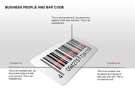 Streepjescodes diagram, Dia 6, 00322, Figuren — PoweredTemplate.com