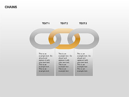 Chain Diagram, Slide 13, 00323, Stage Diagrams — PoweredTemplate.com