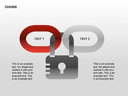 Chain Diagram, Slide 17, 00323, Stage Diagrams — PoweredTemplate.com