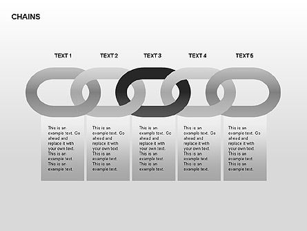 Chain Diagram, Slide 2, 00323, Stage Diagrams — PoweredTemplate.com