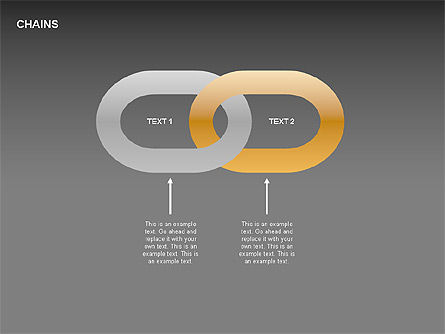Chain Diagram, Slide 6, 00323, Stage Diagrams — PoweredTemplate.com