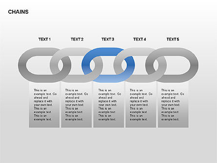 Chain Diagram, Slide 7, 00323, Stage Diagrams — PoweredTemplate.com