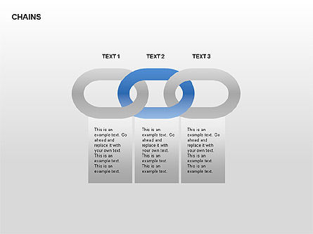 Chain Diagram, Slide 8, 00323, Stage Diagrams — PoweredTemplate.com