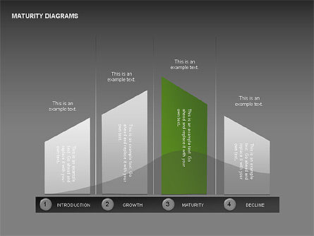 Collecte des diagrammes de maturité, Diapositive 17, 00325, Schémas d'étapes — PoweredTemplate.com