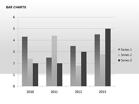 La raccolta dei dati-driven grafici a barre, Slide 15, 00326, Diagrammi Palco — PoweredTemplate.com