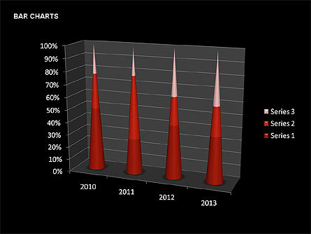 Colección de gráficos de barras controlados por datos, Diapositiva 19, 00326, Diagramas de la etapa — PoweredTemplate.com