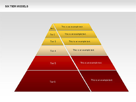 6 단계 모델 다이어그램, 슬라이드 10, 00331, 프로세스 도표 — PoweredTemplate.com