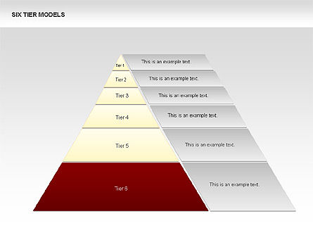 Six Tier Model Diagrams, Slide 11, 00331, Process Diagrams — PoweredTemplate.com