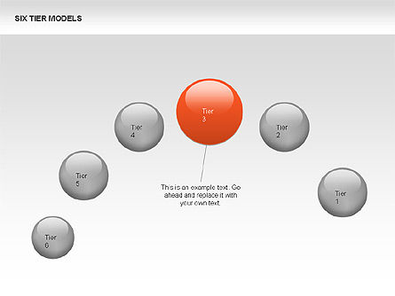 Diagramas de modelo de seis niveles, Diapositiva 14, 00331, Diagramas de proceso — PoweredTemplate.com