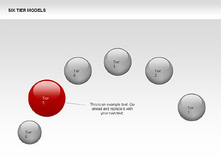 Six Tier Model Diagrams, Slide 16, 00331, Process Diagrams — PoweredTemplate.com