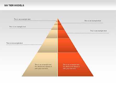 Diagramas de modelo de seis niveles, Diapositiva 2, 00331, Diagramas de proceso — PoweredTemplate.com