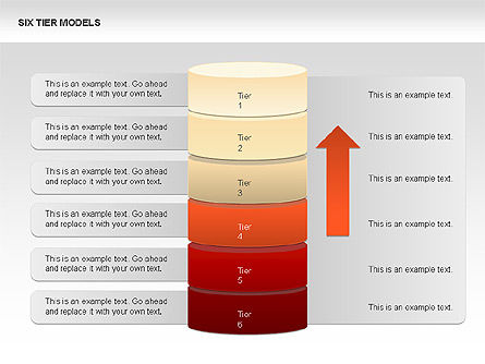 Zes tier model diagrammen, Dia 5, 00331, Procesdiagrammen — PoweredTemplate.com
