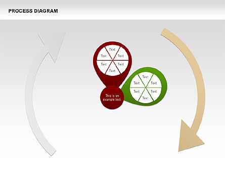 Collecte de diagramme de processus, Diapositive 8, 00334, Schémas de procédés — PoweredTemplate.com