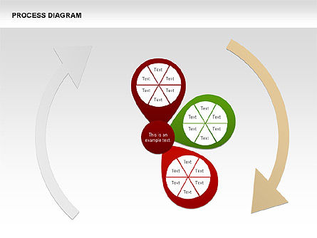 Collecte de diagramme de processus, Diapositive 9, 00334, Schémas de procédés — PoweredTemplate.com