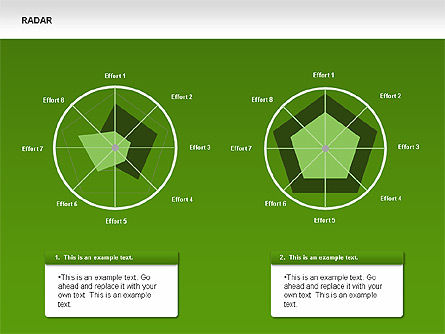 Diagramas de radar controlados por datos, Diapositiva 12, 00337, Modelos de negocios — PoweredTemplate.com