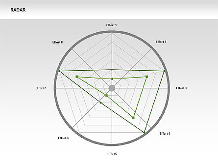 Grafik Radar Yang Digerakkan Data, Slide 23, 00337, Model Bisnis — PoweredTemplate.com