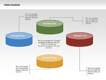 Diagramme Venn avec des crêpes, Diapositive 13, 00340, Modèles commerciaux — PoweredTemplate.com