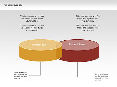 Venn-Diagramm mit Pfannkuchen, Folie 3, 00340, Business Modelle — PoweredTemplate.com