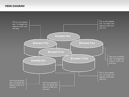 Venn diagram met pannekoeken, Dia 9, 00340, Businessmodellen — PoweredTemplate.com