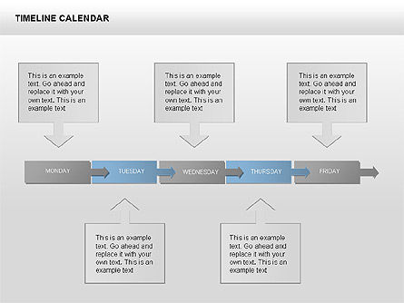 Timeline calendar, Deslizar 6, 00346, Timelines & Calendars — PoweredTemplate.com