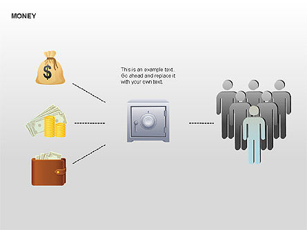 Icônes de processus financiers, Diapositive 12, 00347, Icônes — PoweredTemplate.com