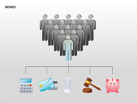 Iconos de proceso financiero, Diapositiva 13, 00347, Iconos — PoweredTemplate.com