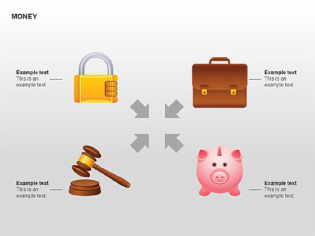 Icone processo finanziario, Slide 4, 00347, icone — PoweredTemplate.com