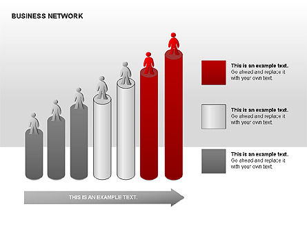Gráficos de redes de personas, Diapositiva 14, 00356, Gráficos — PoweredTemplate.com