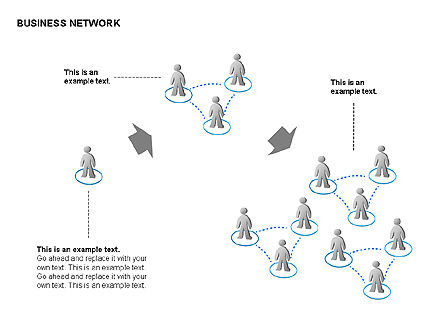 Diagram Jaringan Orang, Slide 2, 00356, Bagan Grafis — PoweredTemplate.com