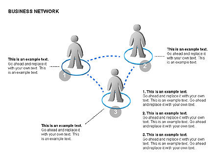 Persone grafici di rete, Slide 3, 00356, Diagrammi Grafici — PoweredTemplate.com